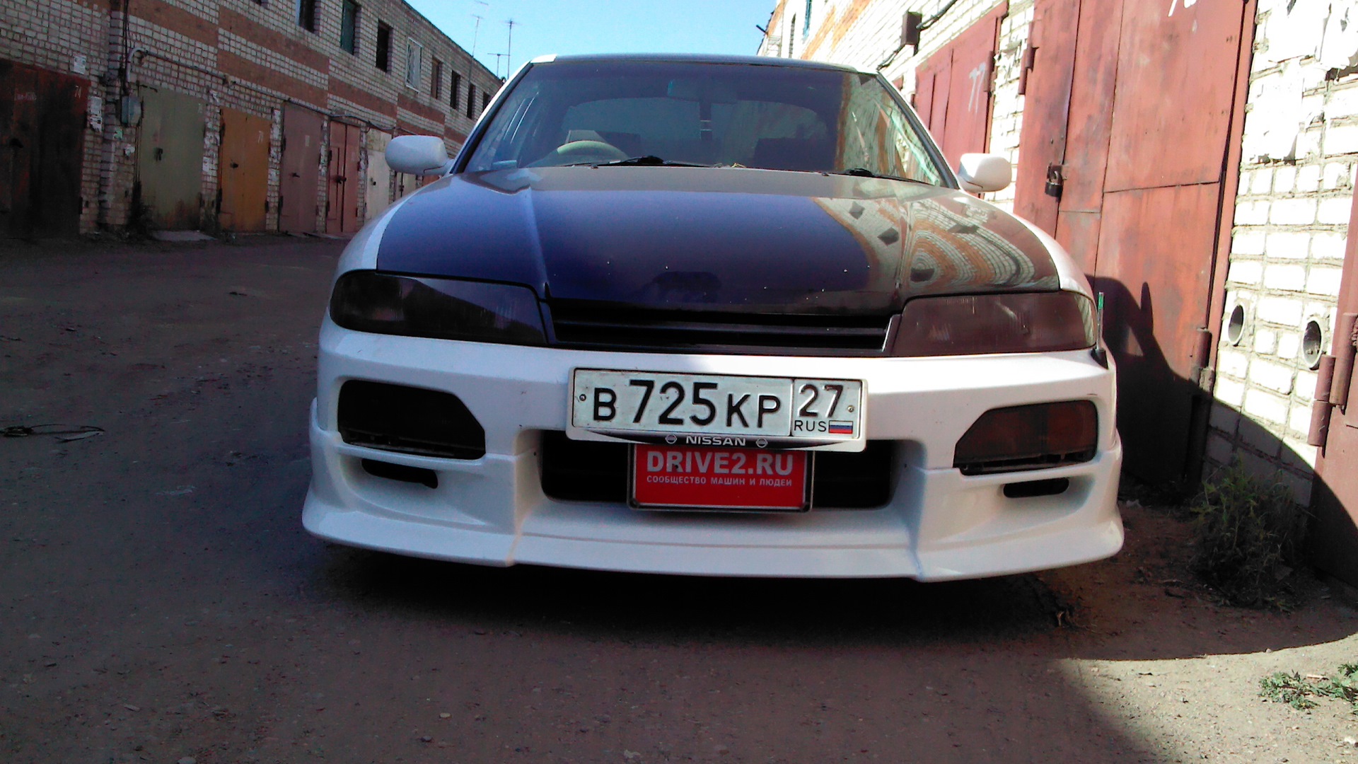 Nissan Skyline (R33 Series 2) 2.5 бензиновый 1996 | черно белая на DRIVE2