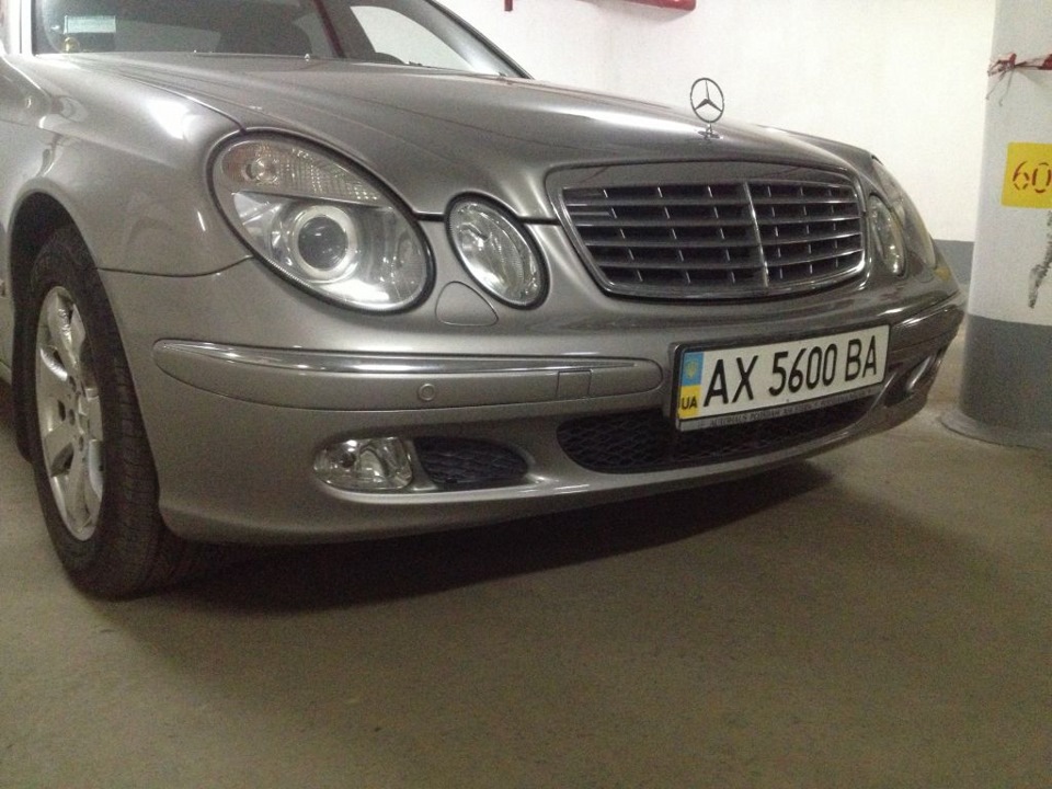 Покрасили бампер — Mercedes-Benz E-Class (W211), 1,8 л, 2003 года ...