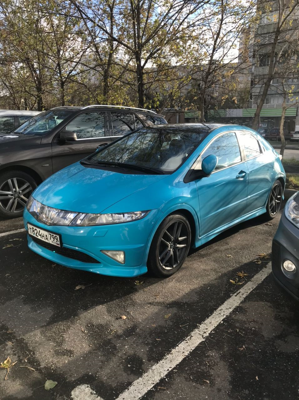 Miami Blue — Honda Civic 5D (8G), 1,8 л, 2011 года | стайлинг | DRIVE2