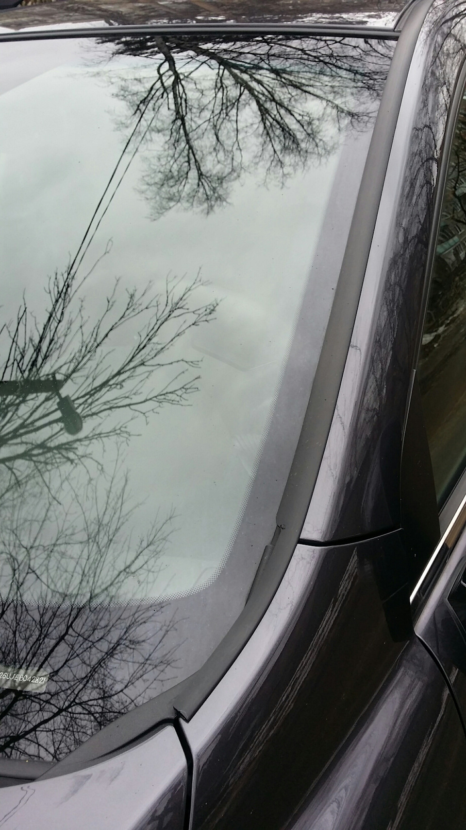 Дефлектор лобового стекла — Chevrolet Captiva (1G), 2,4 л, 2014 года ...