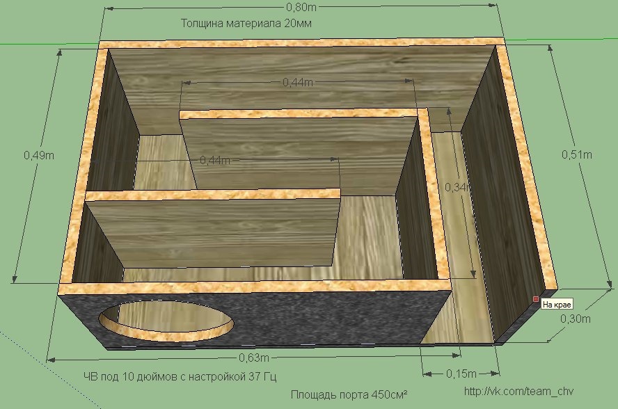 Фи короб для 75 гдн