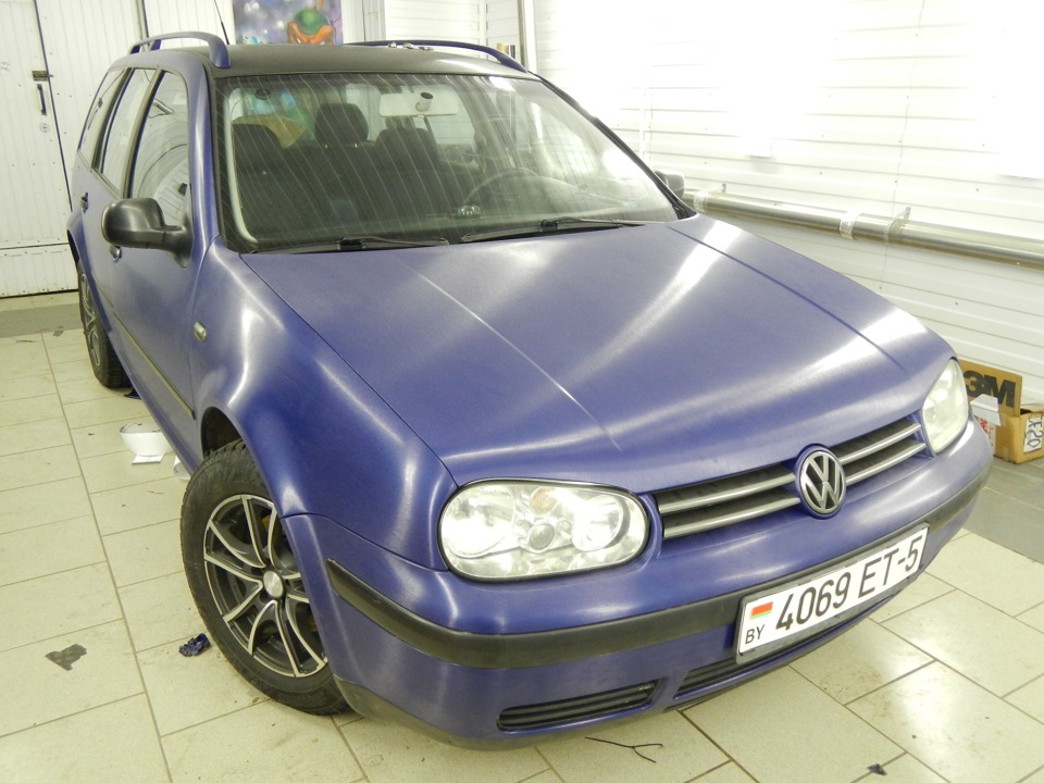 Полная оклейка машины винилом фирмы 3М(продолжение) — Volkswagen Golf ...