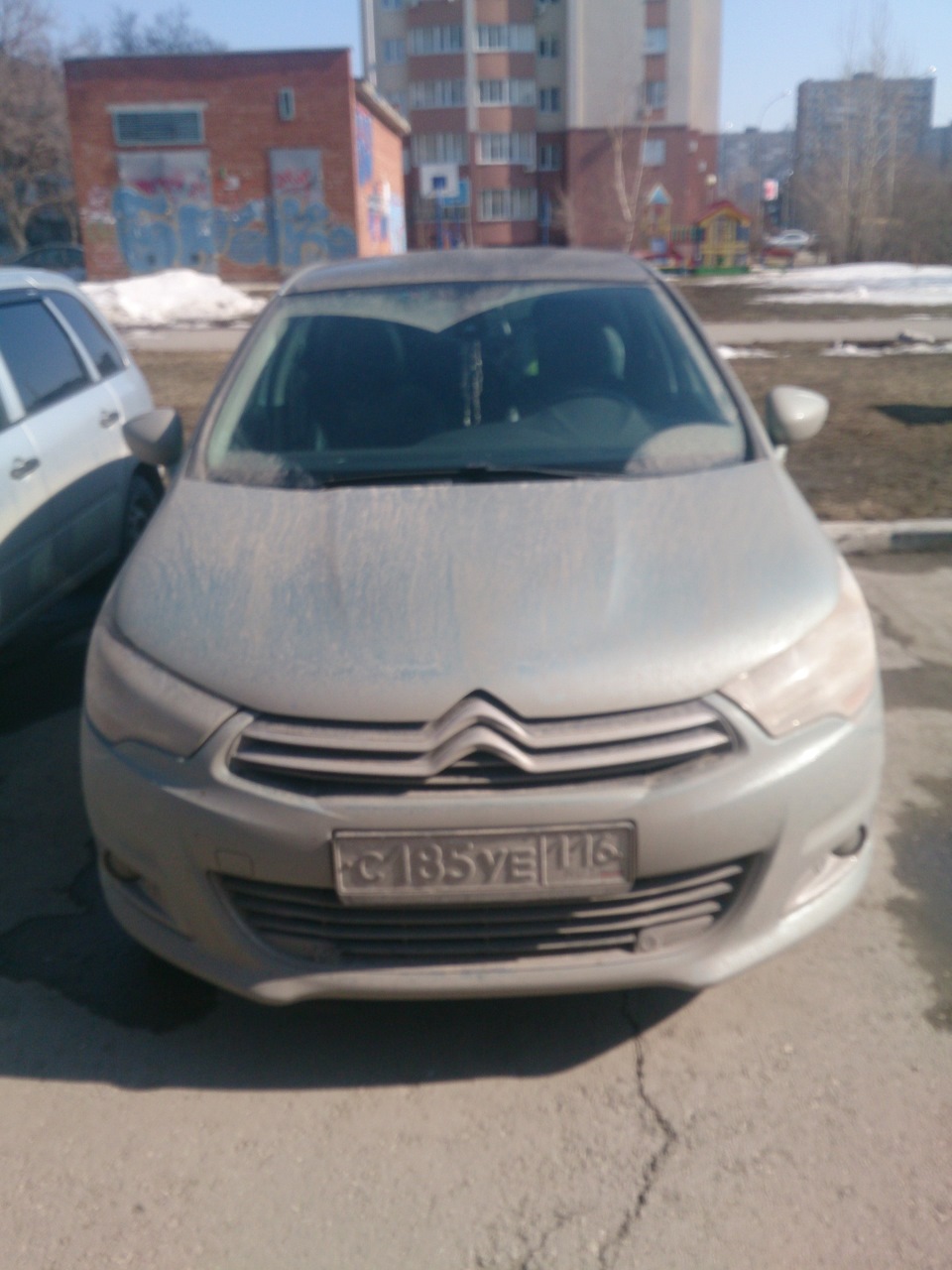 Помыл машину после трассы. — Citroen C4 (2G), 1,6 л, 2012 года | мойка |  DRIVE2