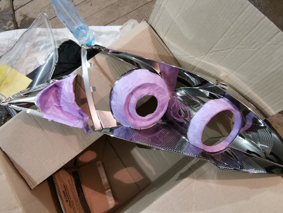 Заклеил то что надо оставить — Honda CR-V (RE)