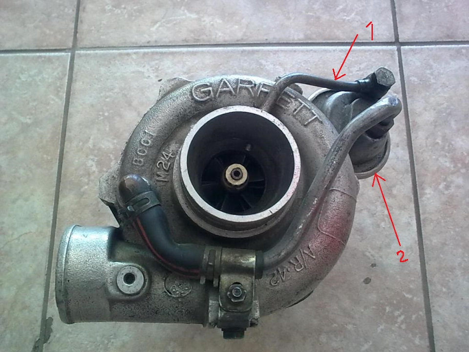 Непонятки с турбиной. Двигатель JR. — Volkswagen Golf Mk2, 1,6 л, 1985 ...