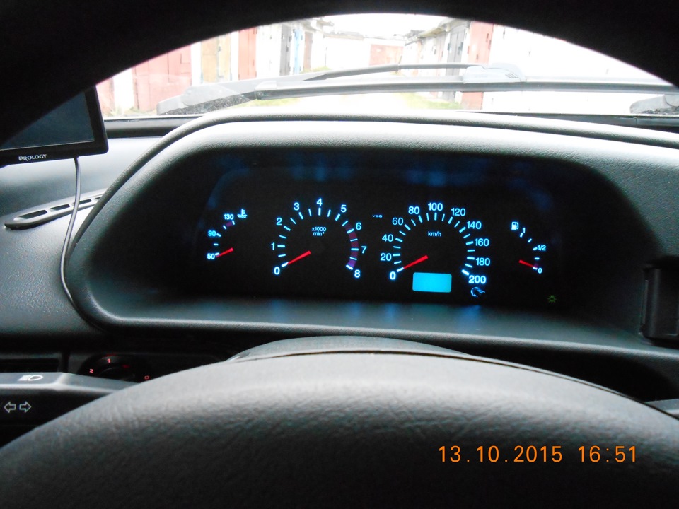 подсветка приборки, — Lada 2114, 1,6 л, 2011 года | тюнинг | DRIVE2