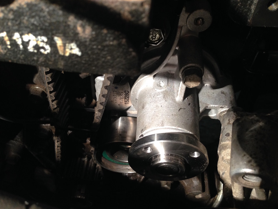 Замена помпы, без снятия ремня ГРМ — DRIVE2