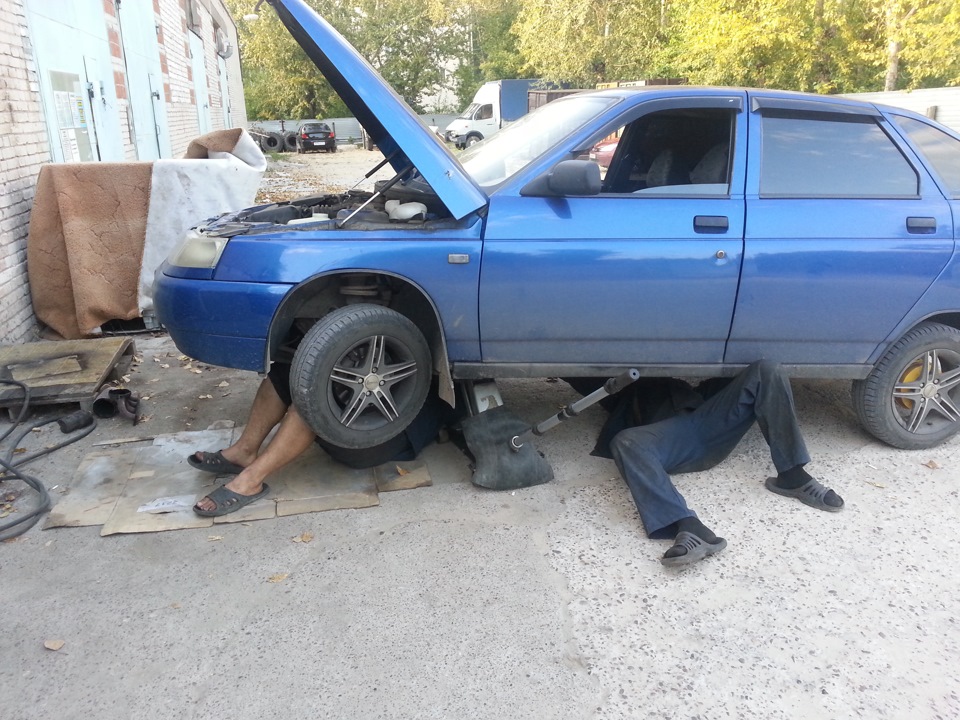 Первый ремонт (паук 4-2-1) — Lada 21124, 1,6 л, 2007 года | визит на ...