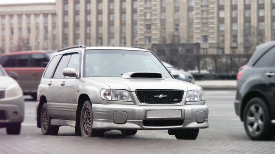 Интеркулер subaru forester sf5