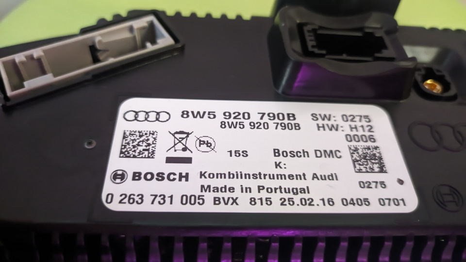 Виртуальная приборная панель на Audi A4 (B9), Audi A5 (2G), Audi A5 ...