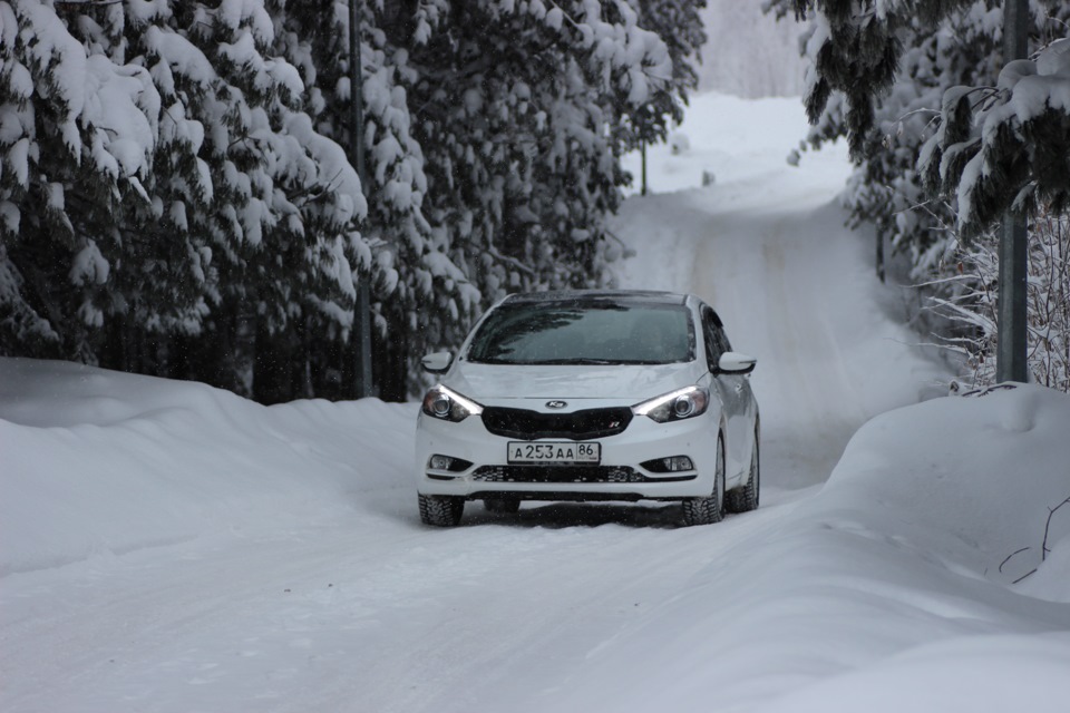 Kia Optima 2022 зима