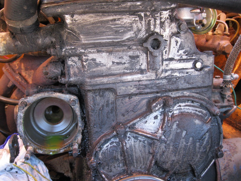 Замена помпы, краника печки, замена масла. — Lada 2101, 1,5 л, 1974 ...