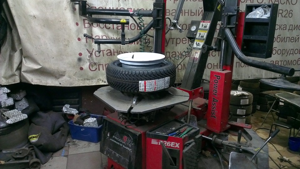 Как натягивал резину на разварки — Lada 21043, 1,6 л, 2001 года ...