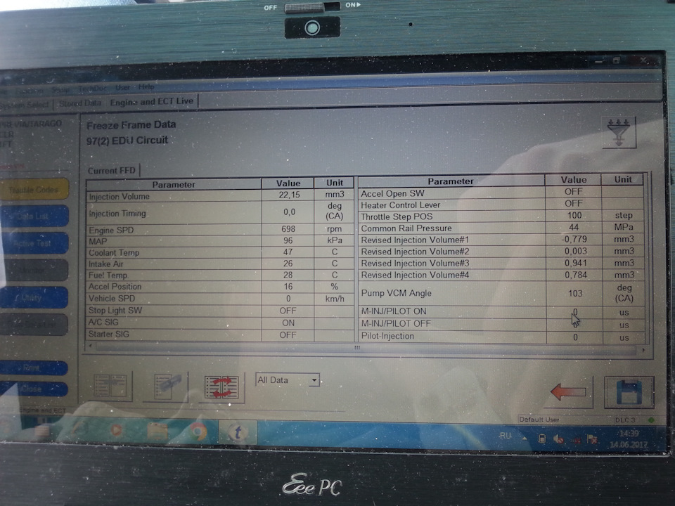Help! Ошибка 97(2) EDU circuit, тойота превия 1CD-FTV — Toyota