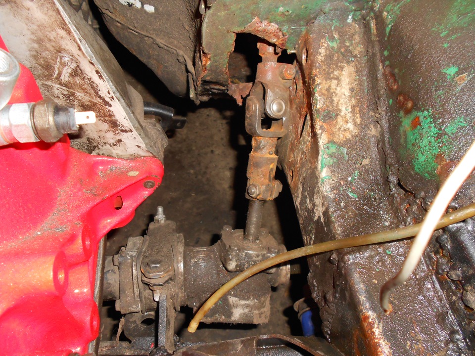 Установка рейки и Треугольных рычагов — Lada 21058, 1,7 л, 1985 года ...