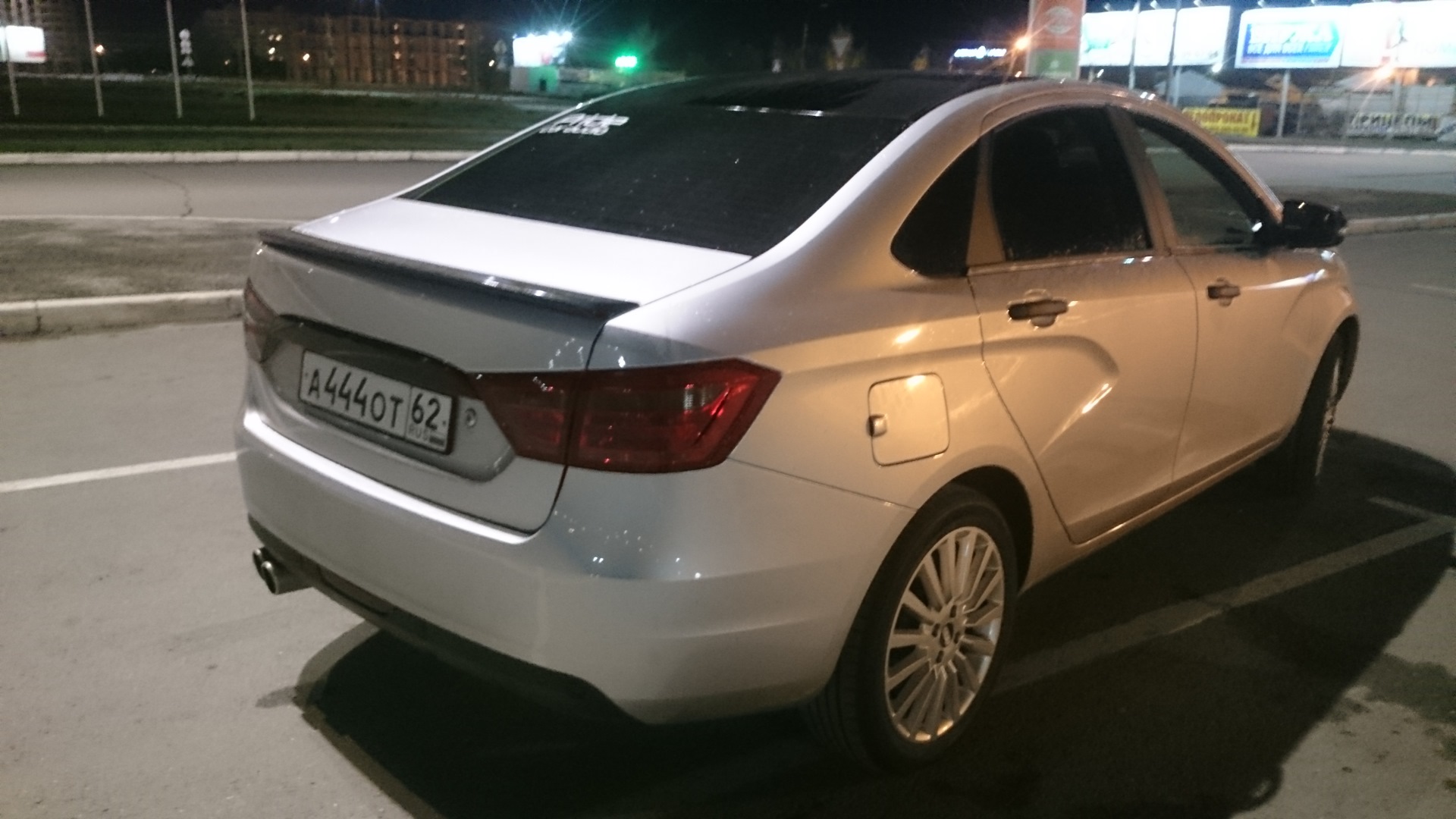 Лип спойлер Lada Vesta 672 пантера