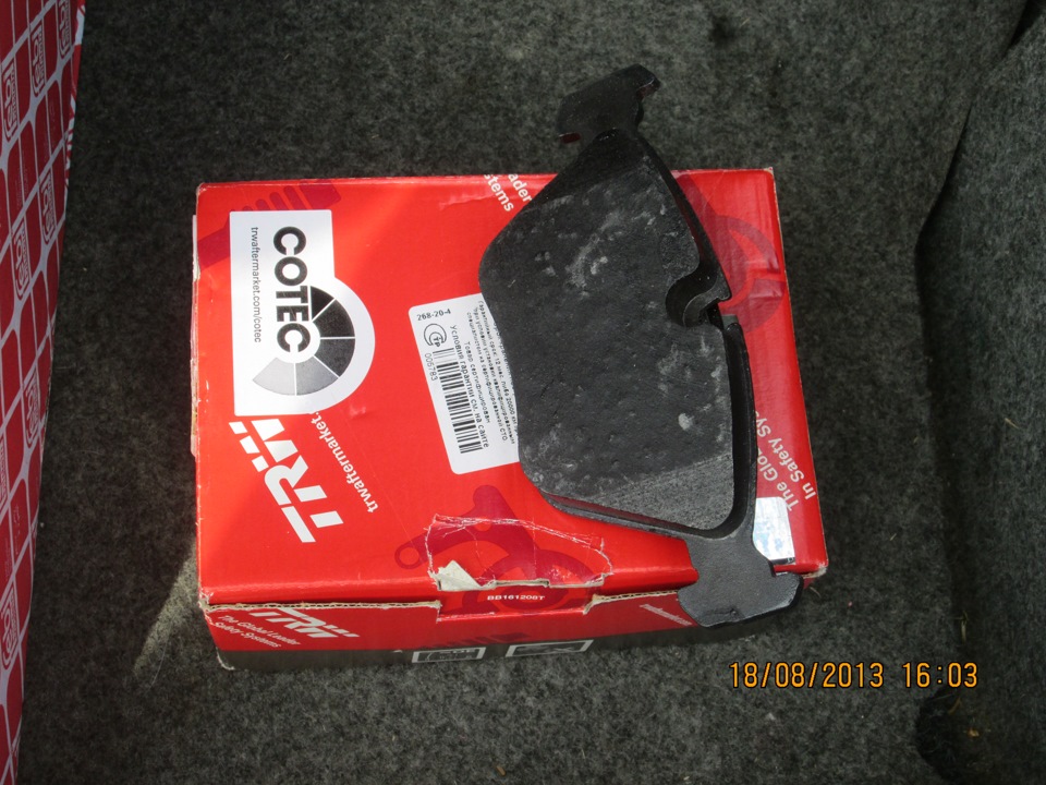 Замена тормозных дисков — BMW 5 series (E34), 2 л, 1992 года | своими ...