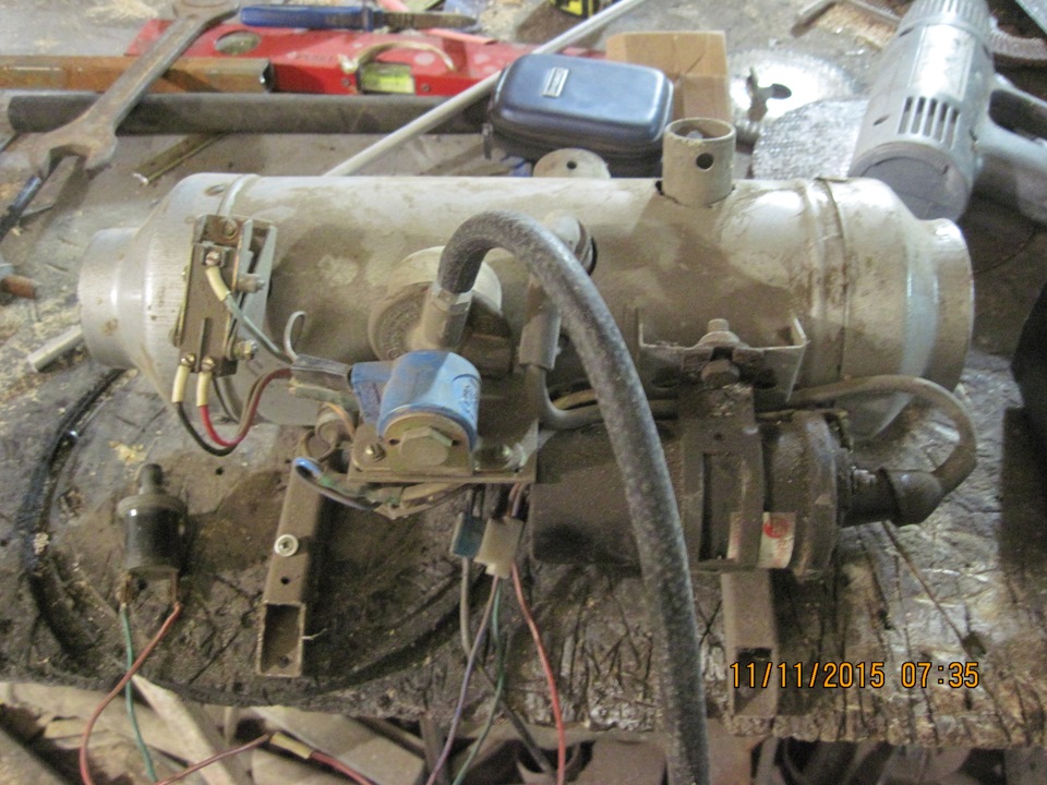 установка автономной печки ЗАЗ на УАЗ 452 — УАЗ 452, 2,4 л, 1992 года ...