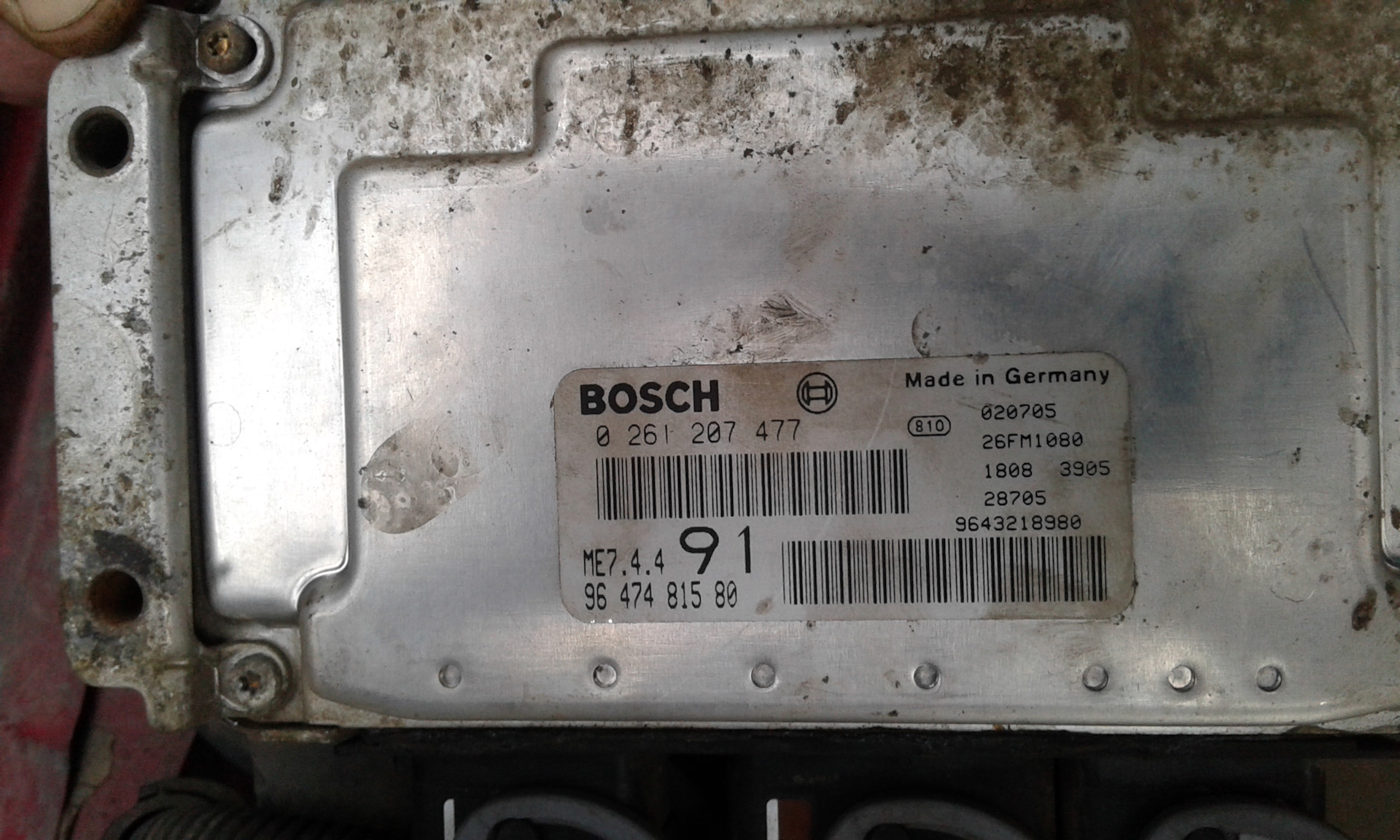 Засада с эбу двс "Engine Immobilizer Fault". начало. — Peugeot 206, 1,6