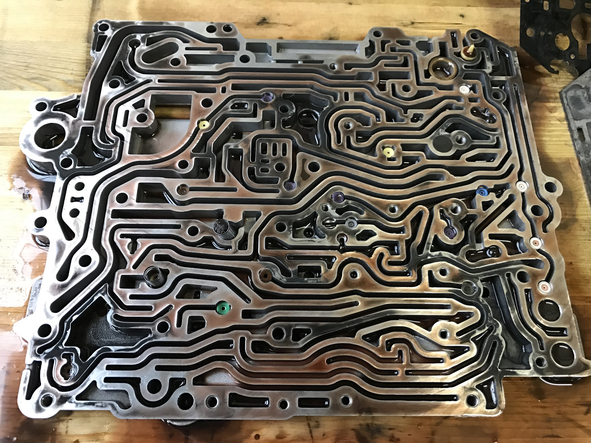 Промывка блока клапанов АКПП — Оживляющий гараж VAG на DRIVE2