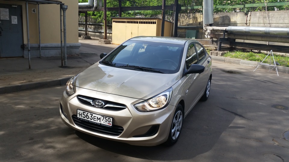 Регламент ТО (первое плановое ТО) — Hyundai Solaris, 1,6 л, 2014 года ...