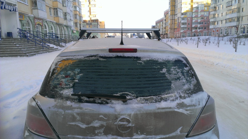 Установка багажника — Opel Astra H, 1,6 л, 2011 года | аксессуары | DRIVE2