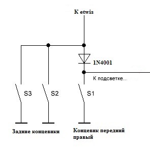 Подсветка ног схема. Схема подключения подсветки ног в автомобиле.