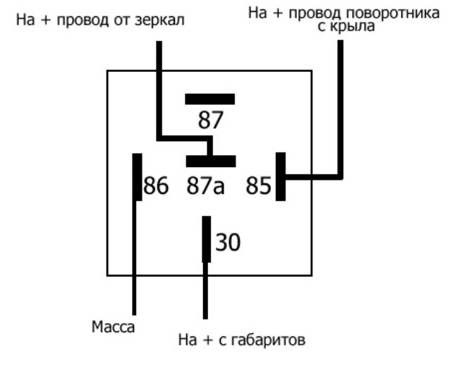 Американки через реле схема