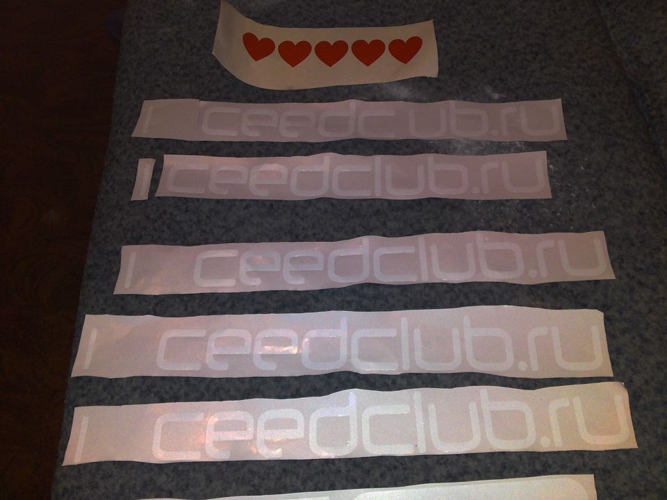 Очередные наклейки. Плоттерная резка — DRIVE2