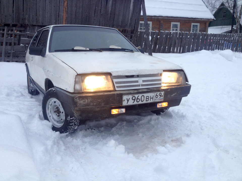 Сделал противотуманки на ВАЗ 2108 — Lada 2108, 1,5 л, 1987 года ...