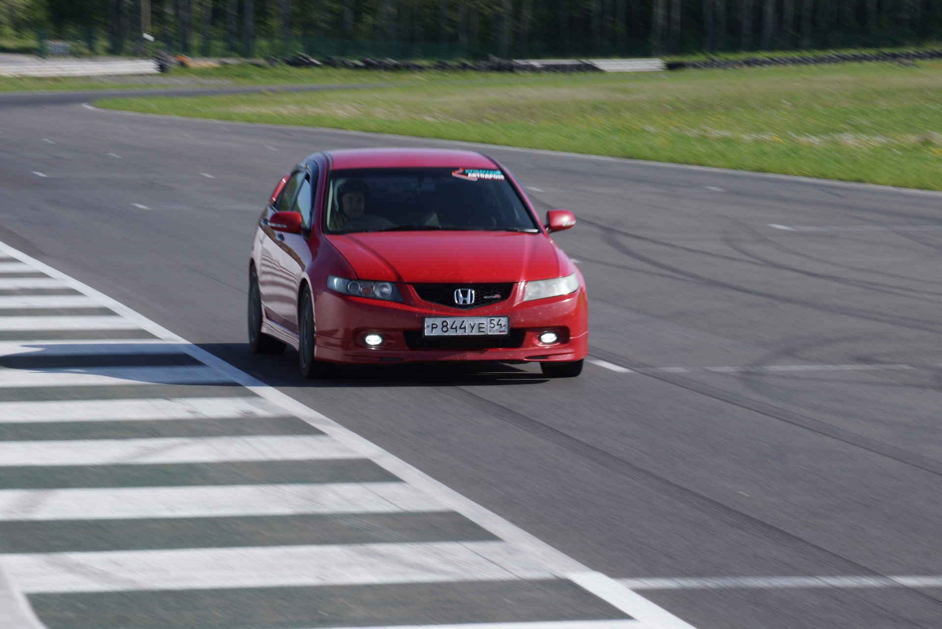 Time Attack 2/2016 на Кузбасском автодроме — Honda Accord Euro R (CL7), 2  л, 2004 года | соревнования | DRIVE2