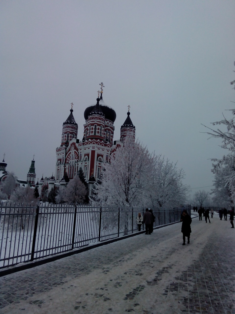 Зима пришла и все укутала белым одеялом. — Nissan Patrol (W160), 2,8 л ...