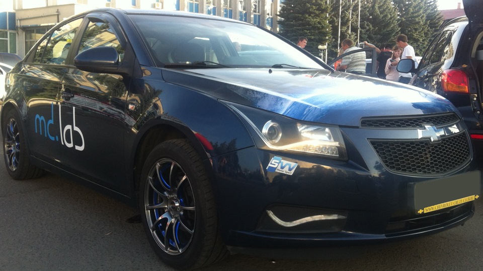 Chevrolet cruze синий