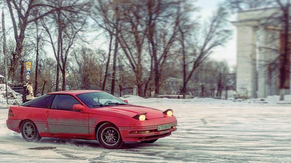 Ford Probe в снегу