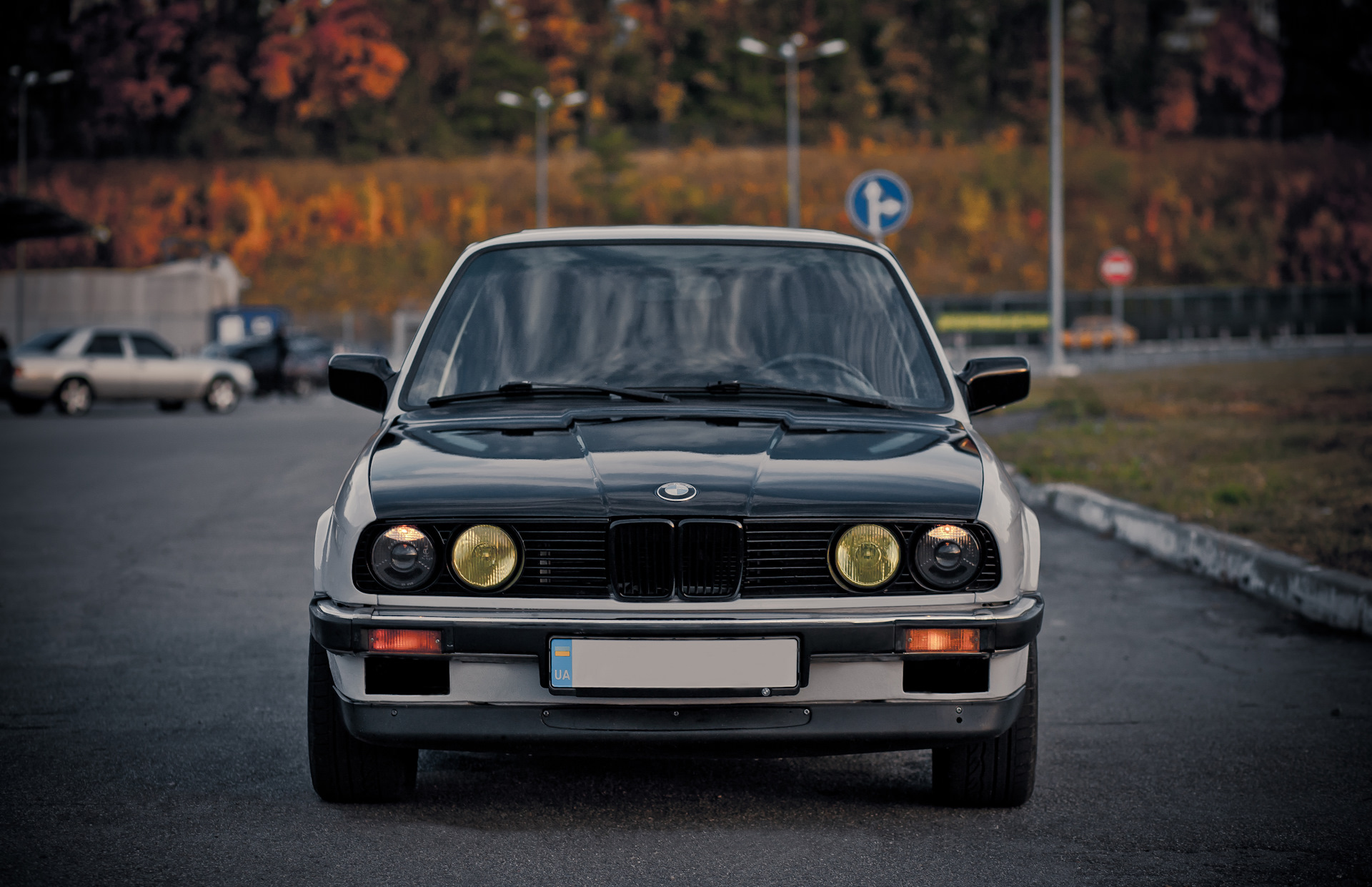 BMW e30 ксенон