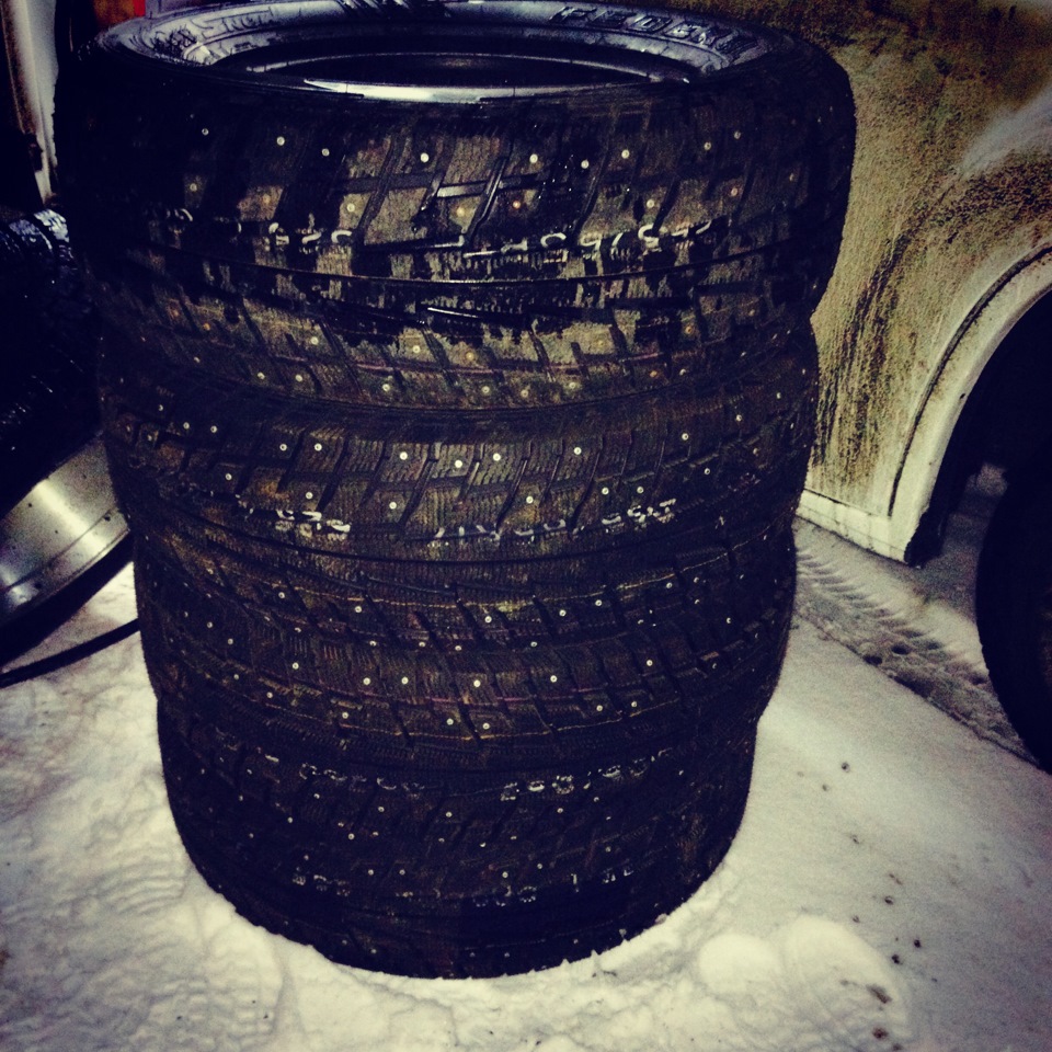 Зимняя обувь)) — Toyota Land Cruiser 100, 4,7 л, 2006 года | шины | DRIVE2