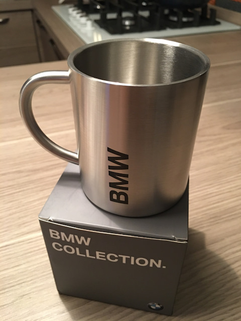 Genuine BMW Active Stainless Steel 300ml Mug 80282446015 for sale online
