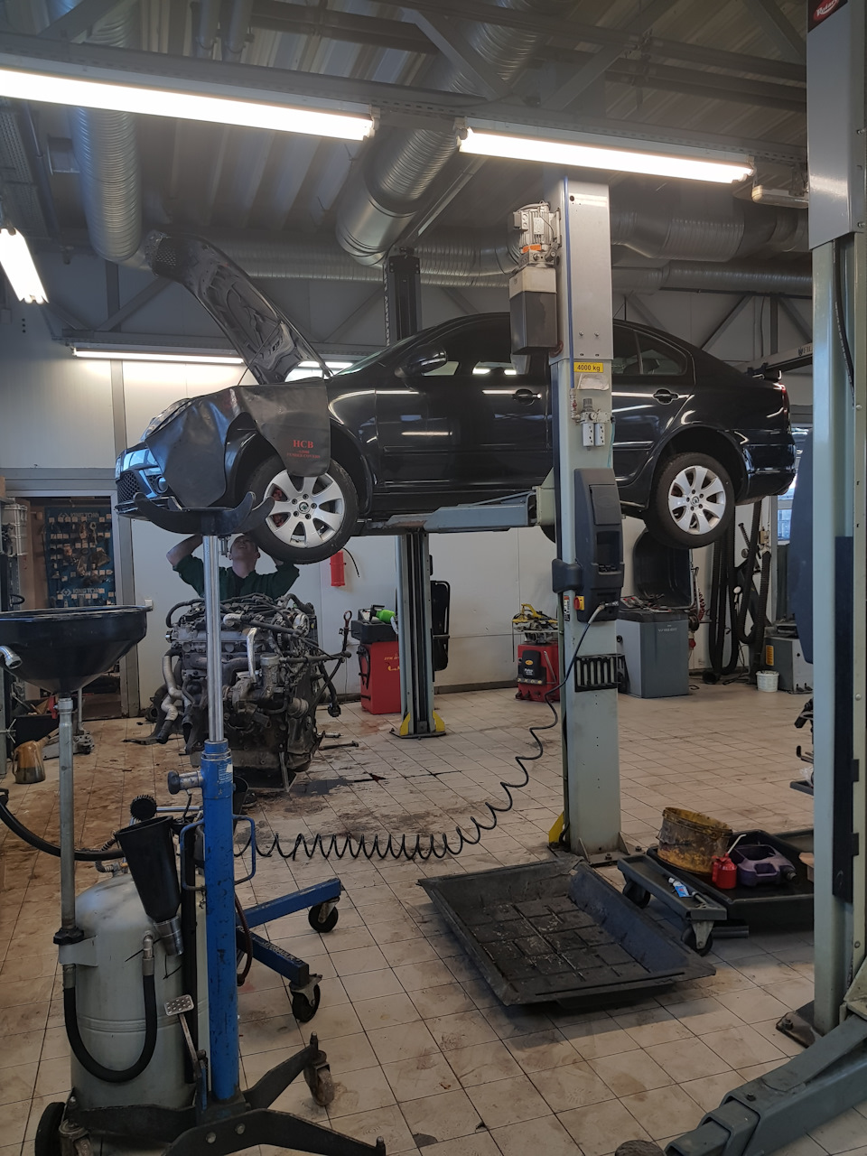 Замена рем комплекта цепи Skoda Octavia 1.4TSI CAXA — Skoda Octavia A5 ...