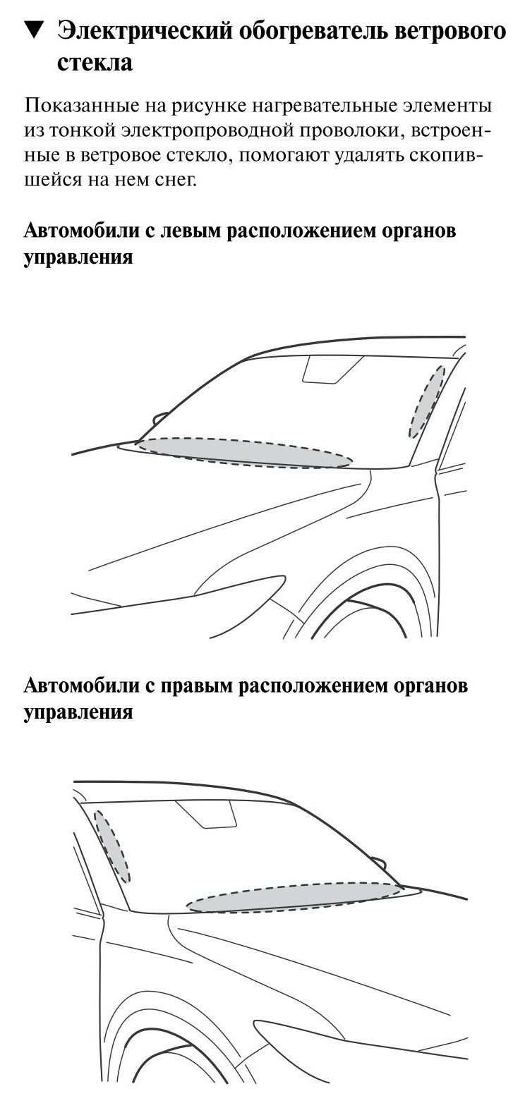 Mazda cx 5 обогрев лобового стекла