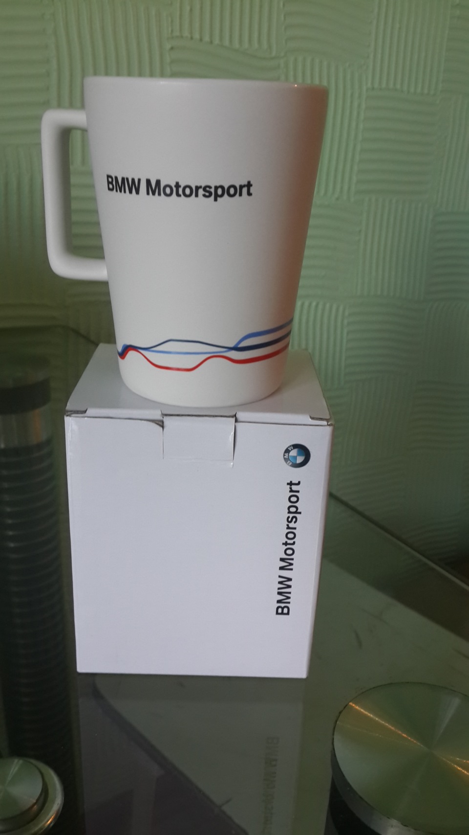 Genuine BMW - 80232285869 - BMW Motorsport Coffee Mug - (NO LONGER  AVAILABLE) (80-23-2-285-869)