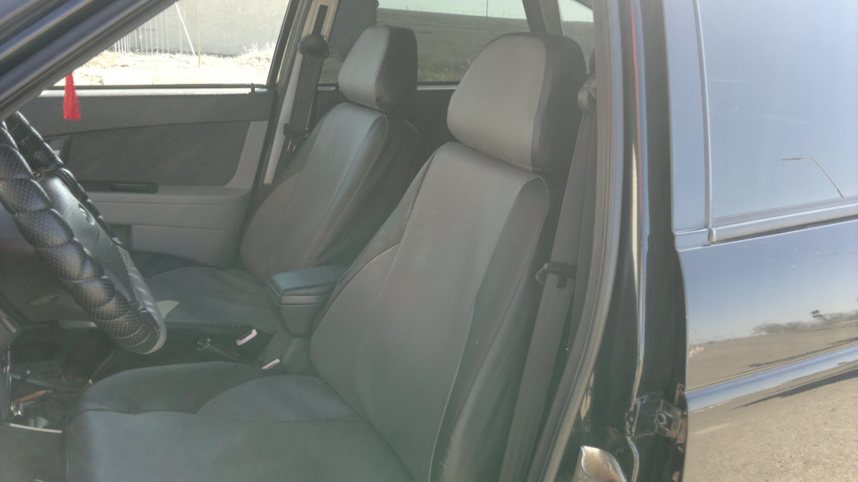 Решил пришить чехлы к сиденьям — Lada Приора хэтчбек, 1,6 л, 2009 года ...