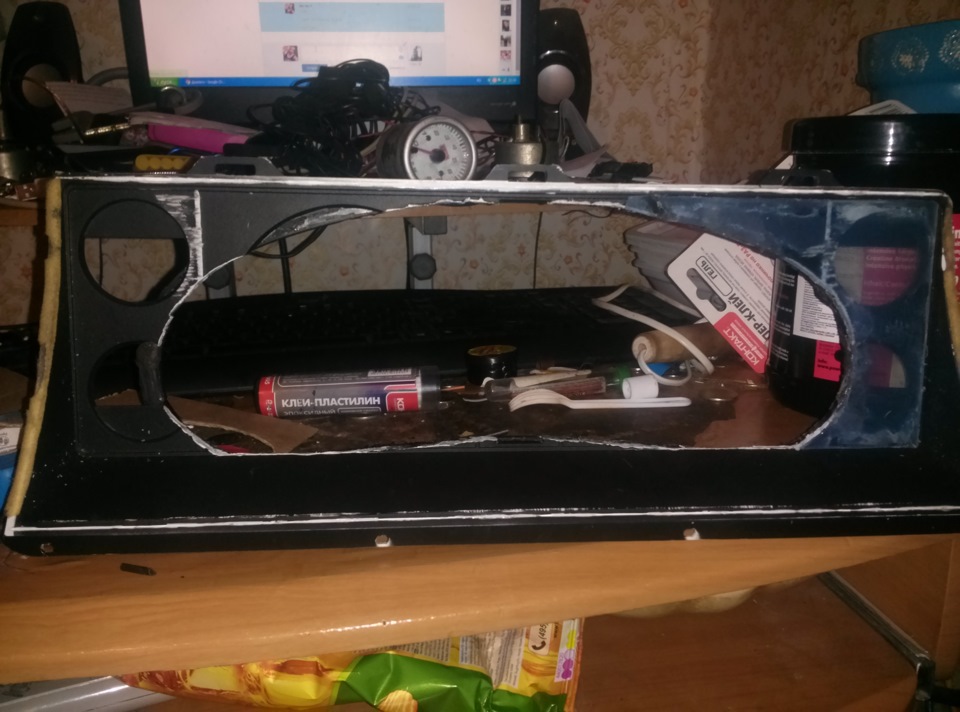 Приборная панель Калина VDO в классику( часть 2) — Lada 21074, 2007 ...