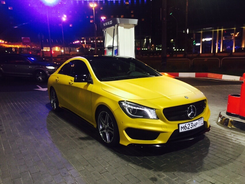 Mercedes CLA 200 матовый