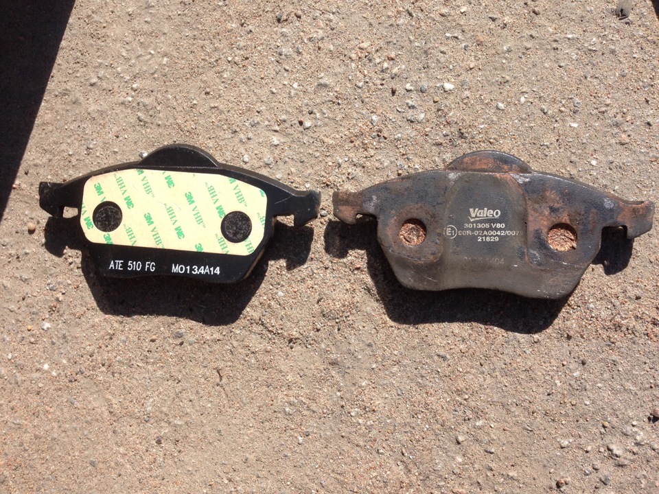 ATE Ceramic — Saab 9-3 (1G), 2 л, 2001 года | запчасти | DRIVE2