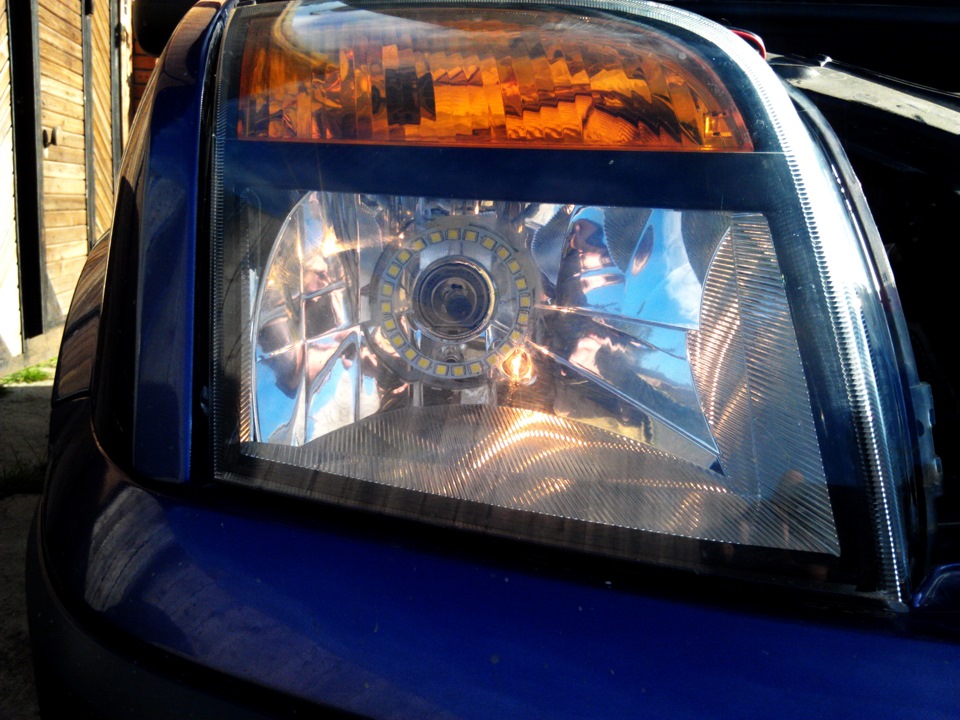 Светодиодные габариты (июль 2013г.) — Ford Fusion, 1,4 л, 2006 года ...