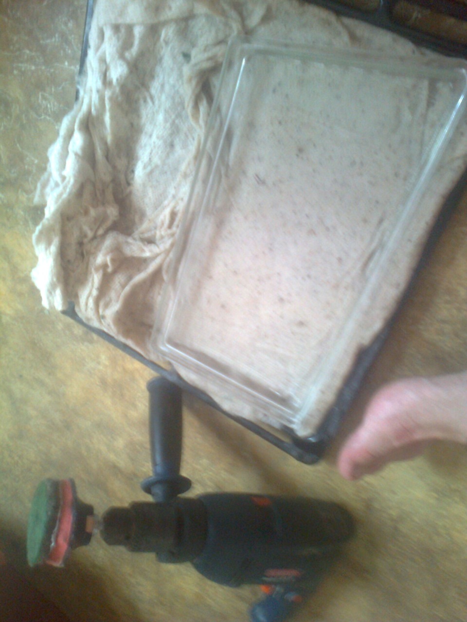 шлифовка стекол фар для установки линз и ксенона. — Lada 2108, 1,3 л ...