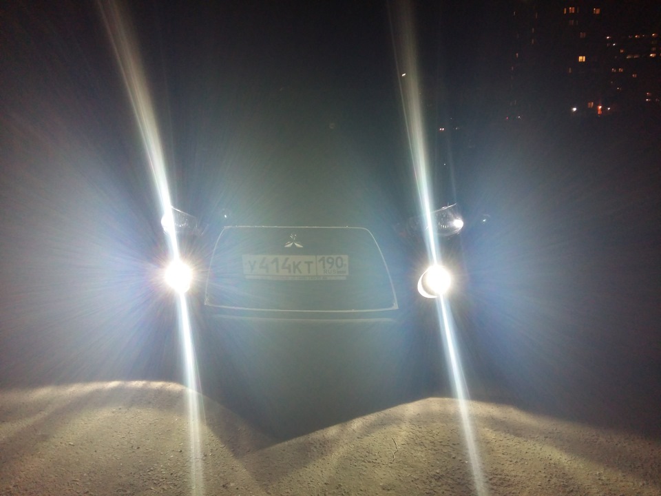 Да будет белый свет! — Mitsubishi Outlander XL, 2 л, 2010 года ...