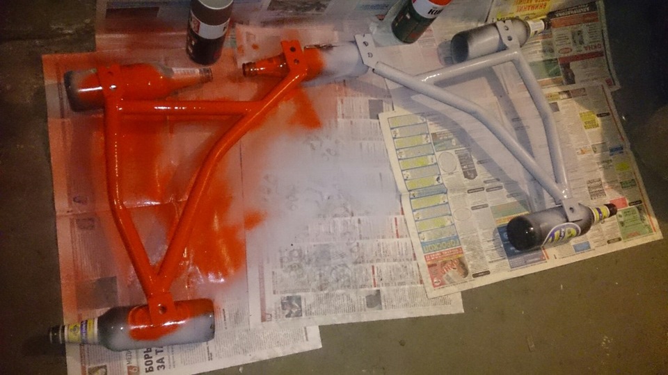 Распорки крыльев + восстановление петель — Nissan Primera (P11), 2 л ...