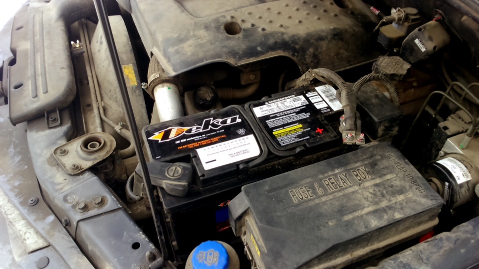 Как снять аккумулятор ssangyong actyon 2014 бензин