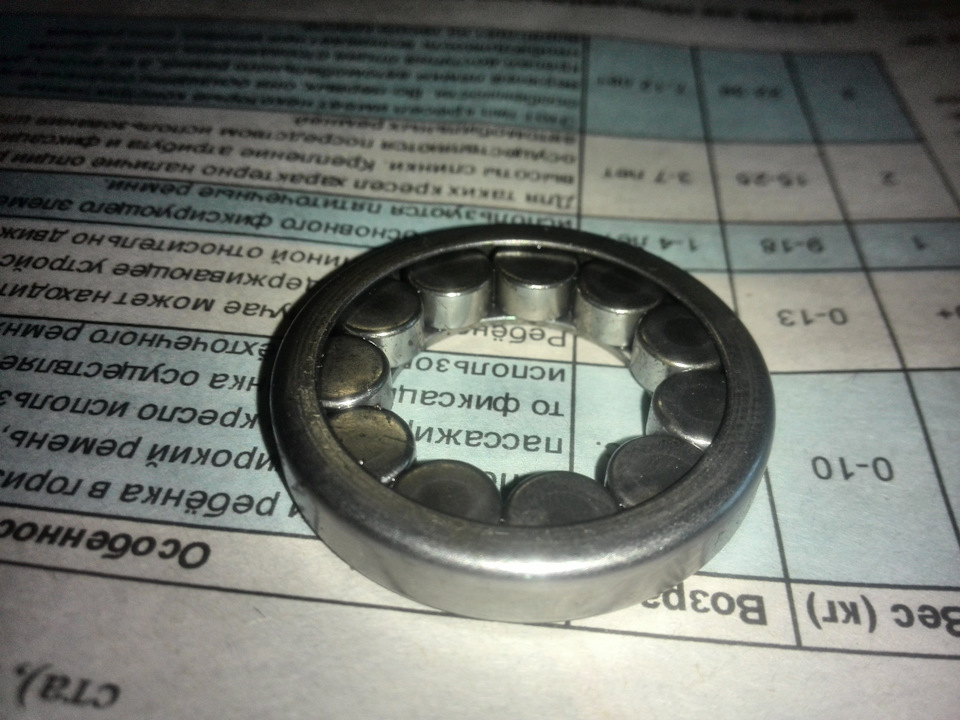 Подшипник из крышки — Opel Antara